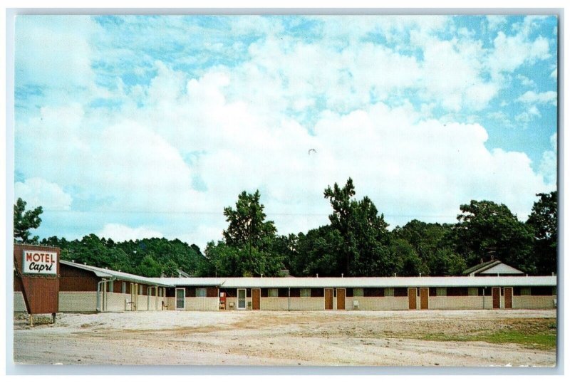 c1960's Motel Capri Highway US 71 And 59 Mena Arkansas AR Vintage Postcard