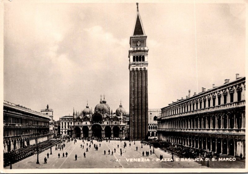 Italy Venezia Venice Piazza E Basilica Di San Marco