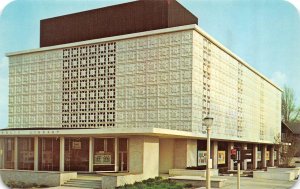 Lansing, MI Michigan   LANSING PUBLIC LIBRARY  Chrome Rounded Corner Postcard