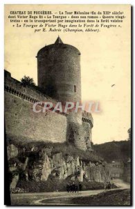 Old Postcard Fougeres Chateau La Tour Melusine
