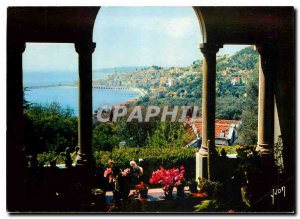 Postcard Modern Colors and Light of France Domaine Les Colombieres Menton (A ...