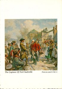 History The Capture Of Fort Sackville Painting By Frederick C Yohn