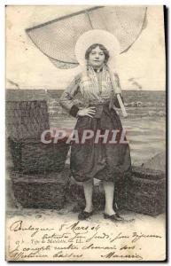 Postcard Old Fishing type Matelotte