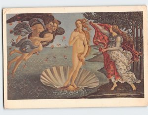 Postcard La Nascita di Venere Painting by Botticelli Uffizi Gallery Florence