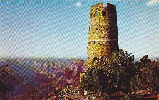 Grand Canyon Watchtower At Desert View Arizona Fred Harvey