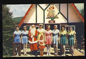 Jefferson, New Hampshire/NH Postcard, Santa's Village, Santa  & His Elves