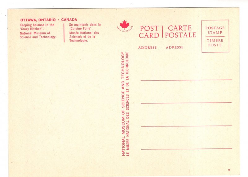 Balance in Crazy Kitchen, Museum Science, Technology, Ottawa, Ontario