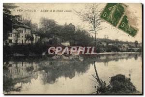 Old Postcard Perigueux L Isie and Pont Casse