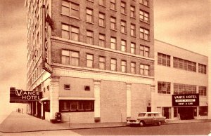 Seattle, Washington - The Vance Hotel on 7th & Stewart Streets - c1950