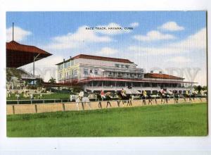 247456 CUBA HAVANA Race Track Jockey Club Vintage postcard