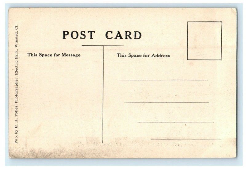 1913 South of Hotel, Highland Lake, Winsted Connecticut CT Unposted Postcard