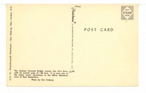 NH - Jackson. Jackson Honeymoon Covered Bridge Over Ellis River