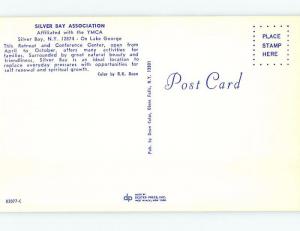 Unused Pre-1980 RESORT SCENE Adirondacks - Silver Bay - Lake George NY c4316