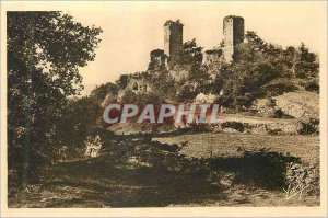 Old Postcard The Pyrenees Argules Gazost (Pyrenees Htes) Ruins of Castle Beau...