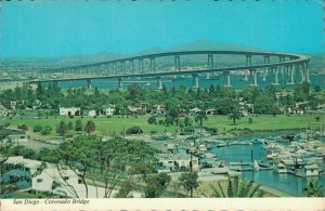 USA San Diego Coronado Bridge California Vintage Postcard BS.11