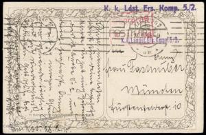 Germany 1915 Bahlsens Leibniz Keks Biscuit WWI Feldpost Artist W Georgi PP 82404