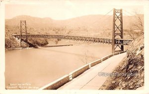 Hudson River Bridge - Bear Mountain, New York NY Postcard