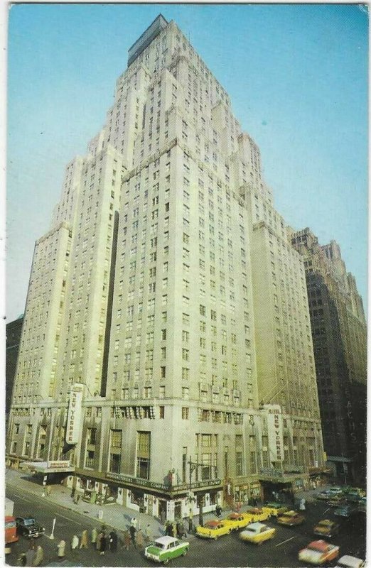 VTG postcard, Hotel New Yorker, New York city, N.Y.