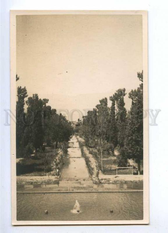 193063 IRAN Persia MAHUN Mosque garden Vintage photo postcard