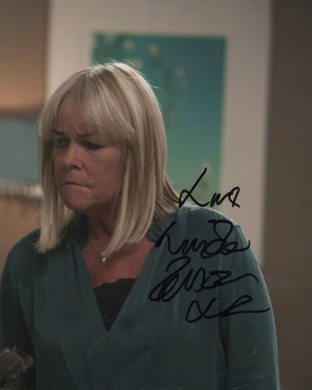 Linda Robson Birds Of A Feather Giant 10x8 Hand Signed Photo