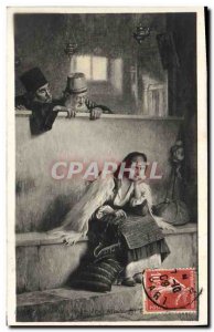 Old Postcard Fantaisie Salon 1909 Fruit defended