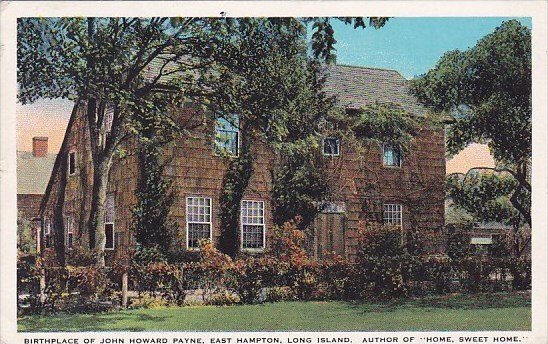 New York Long Island Birthplace Of John Howard Payne East Hampton