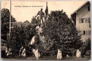 Kochel Schmied Von Kochel Denkmal Germany Monument Statue Postcard