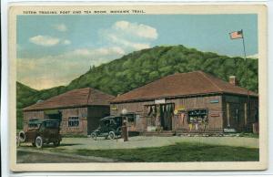 Totem Trading Post & Tea Room Mohawk Trail Massachusetts 1920s postcard