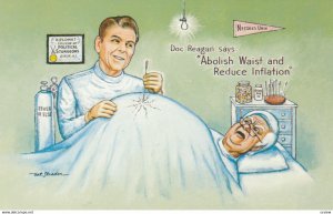 Doc REAGAN says Abolish Waist & Reduce Inflation , 1982