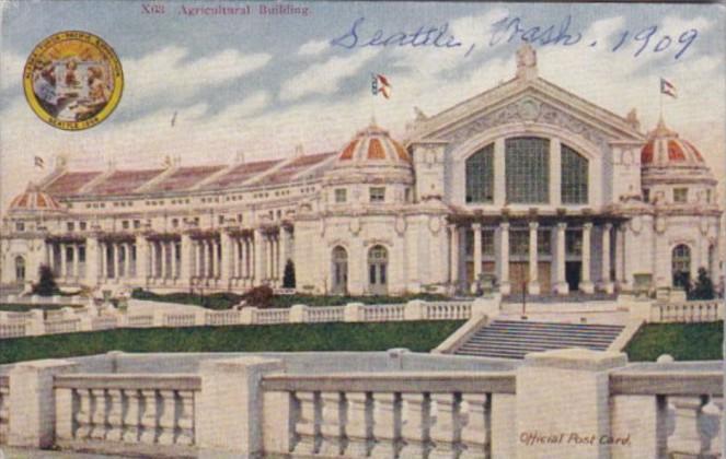 Agricultural Building World's Fair Seattle Washington 1909