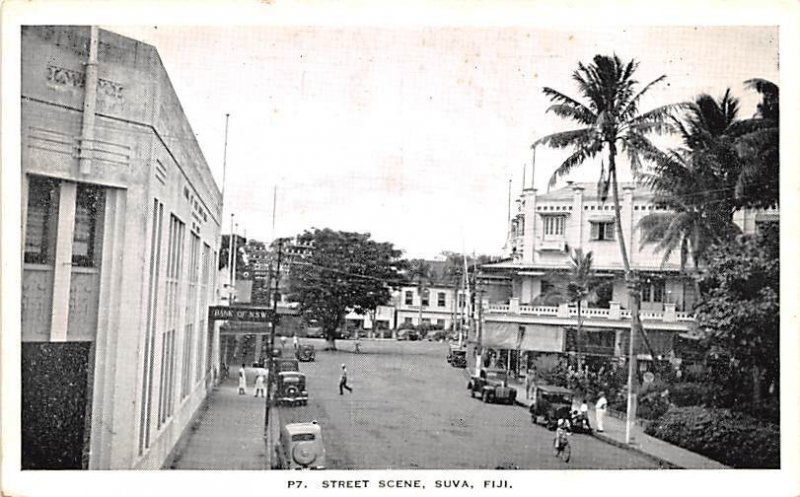 Street Scene Suva Fiji Unused 