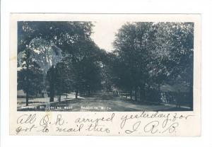 LP40 Chicago St West Brooklyn Michigan RP Postcard