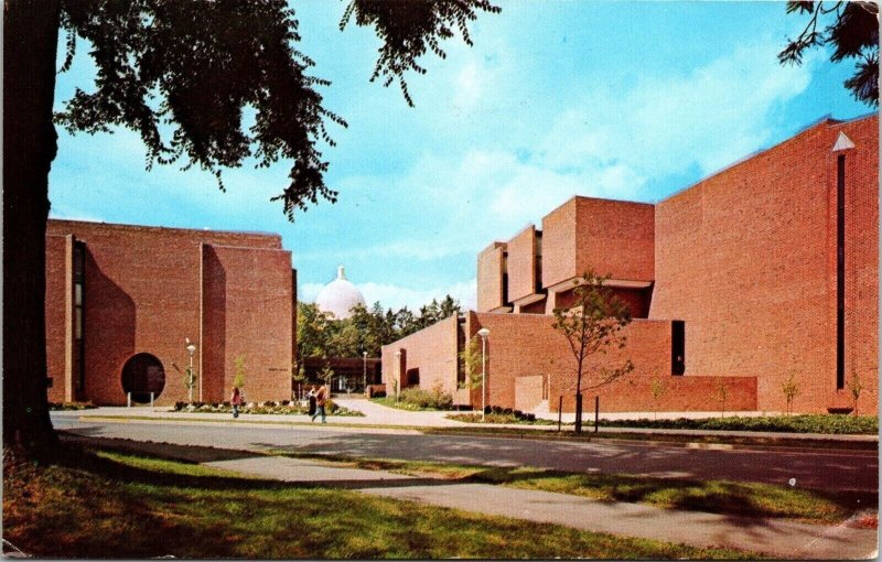 Art Museum Visual Arts Building Pennsylvania State University Postcard Note WOB 