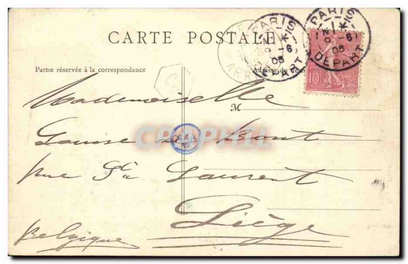 Paris Postcard Old Street of Peace