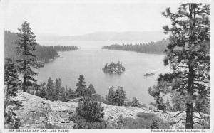 Lake Tahoe Nevada Emerald Bay Real Photo Antique Postcard K36601 
