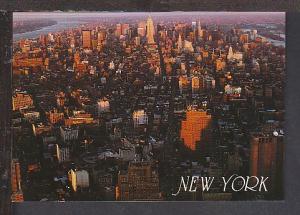 Bird's Eye View Manhattan New York City Postcard BIN 1675