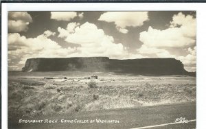 RPPC: Steamboat Rock, Grand Coulee, Washington, used, Ellis #492 (PC1307)