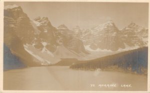 Canada Moraine Lake Banff National Park Alberta Vintage RPPC 07.38