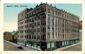 Canada Montreal Queens Hotel Vintage Postcard 07.80