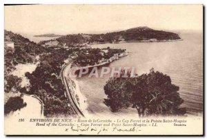 Old Postcard St Jean Cap Ferrat Corniche Road The Saint Hospice