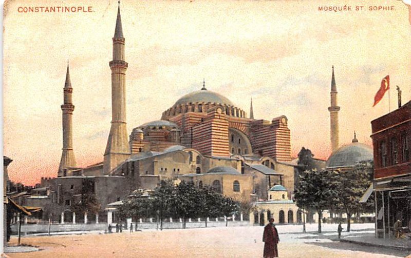 Mosquee St Sophie Constantinople Turkey Tape on back 