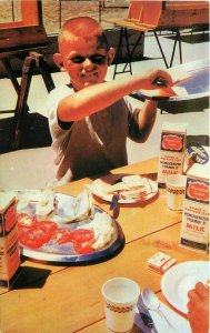 Posey California Paso Heights YMCA Camp 1950s Bennett Studios Postcard 21-9430