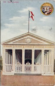 AYPE Music Pavilion Seattle WA 1909 Exposition X50 Official Postcard G93