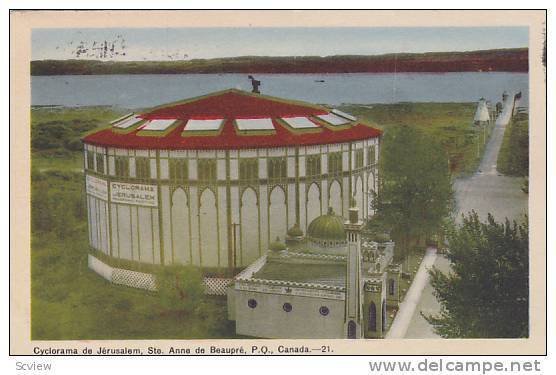 Cyclorama De Jerusalem, Ste. Anne De Beaupre, Quebec, Canada, PU-1946