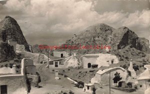 Spain, Guadix, Town View, RPPC