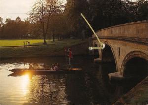 BR83100 evening time on the cam cambridge    uk