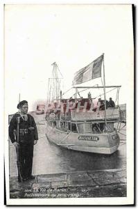 Old Postcard Boat Life Marine Sentinel the small row