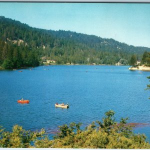 c1960s Lake Gregory CA Houston Flat Dam Creek San Bernardino Crest Water PC A235