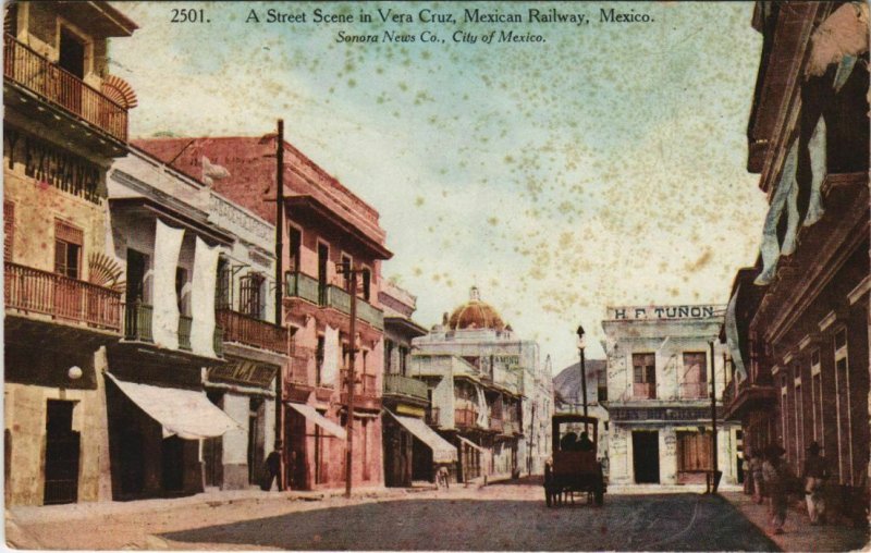 CPA AK Street scene in Veracruz MEXICO (1058175)