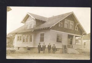 RPPC HOUSE CONSTRUCTION HOME RESIDENCE VINTAGE REAL PHOTO POSTCARD